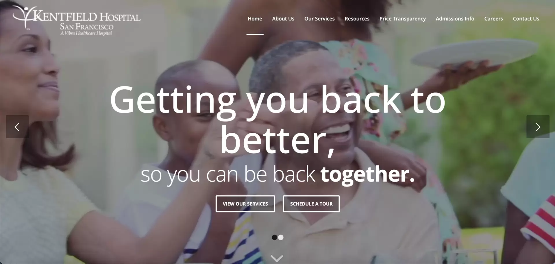a call to action buttons on medical landing page