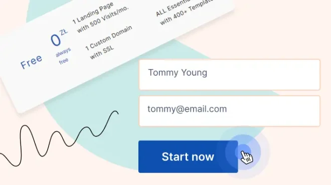 Step 1. Sign up to Landingi