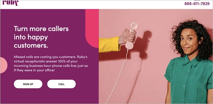 sign up landing page