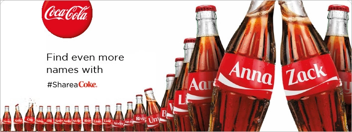 Compartilhe uma Coca-Cola Banner da Coca-Cola