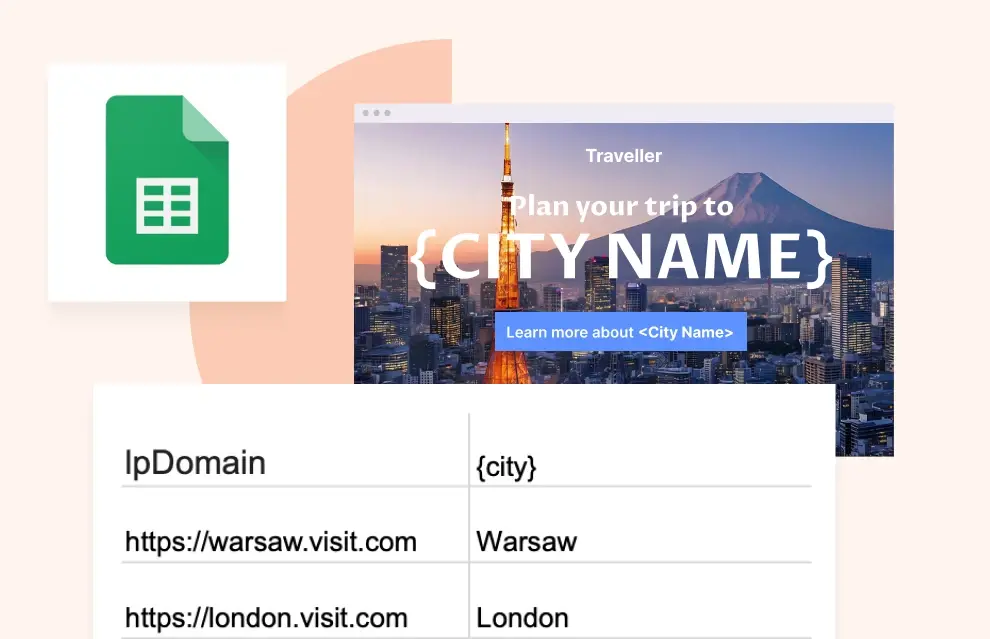Programmatic Landing Page step 2