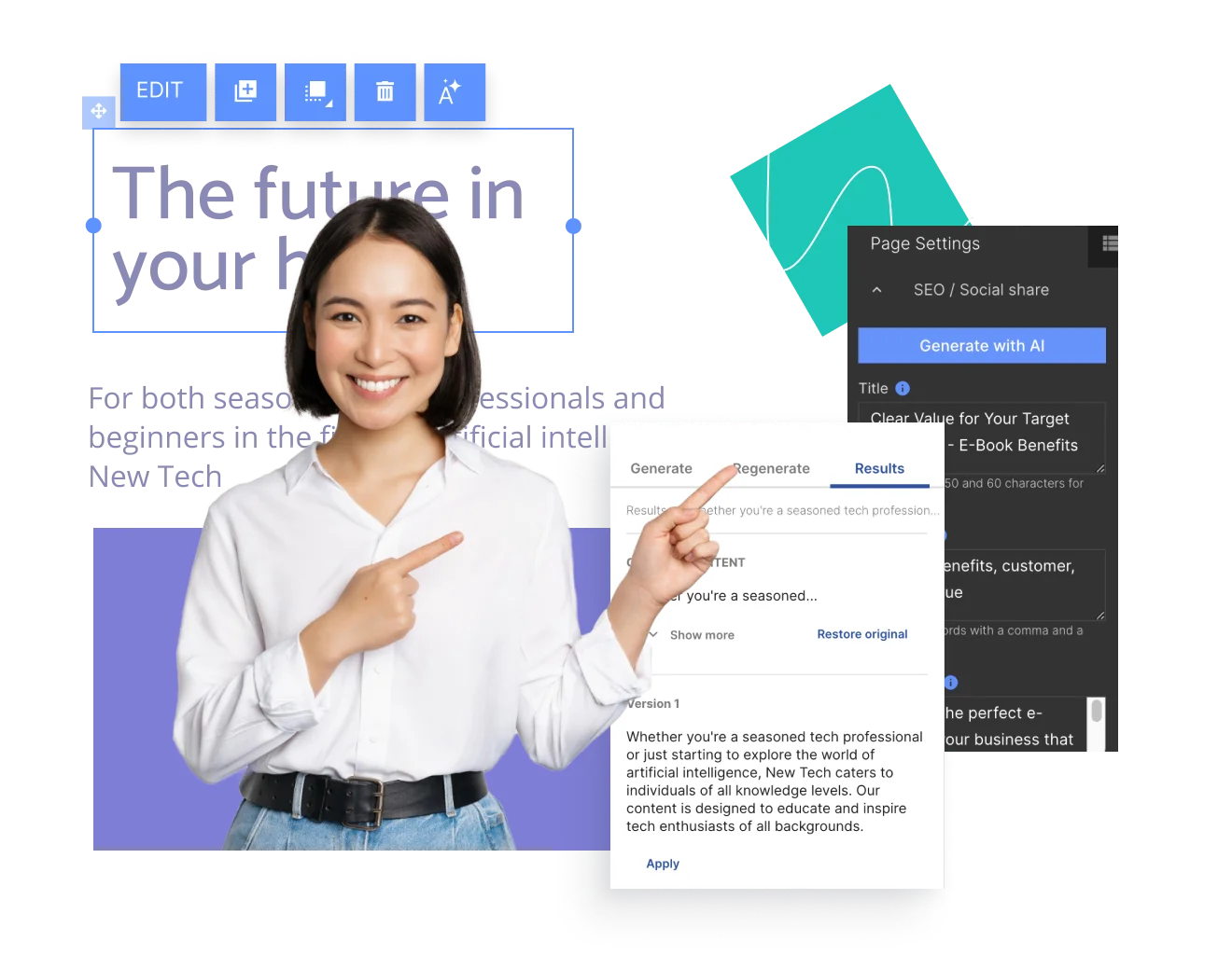 Maximizing time and cost efficiency with Landingi and AI