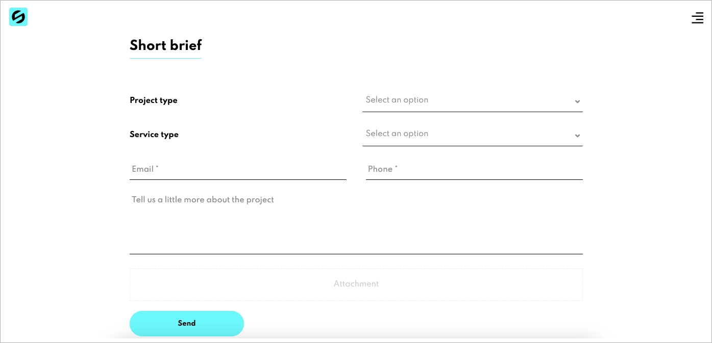 Formulário de conversão de sopchy