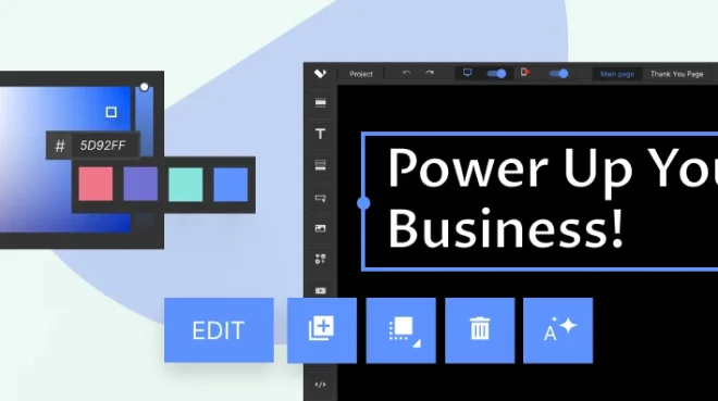 Step 2. Build landing page