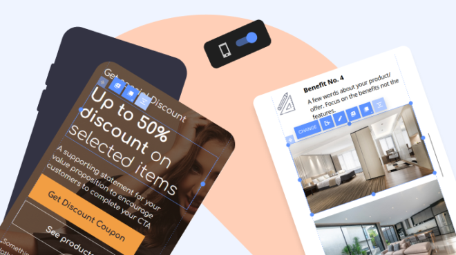 Step 2. Build landing page